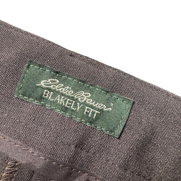 Eddie Bauer Blakely fit trousers brown size 4P women’s office career - Picture 6 of 12